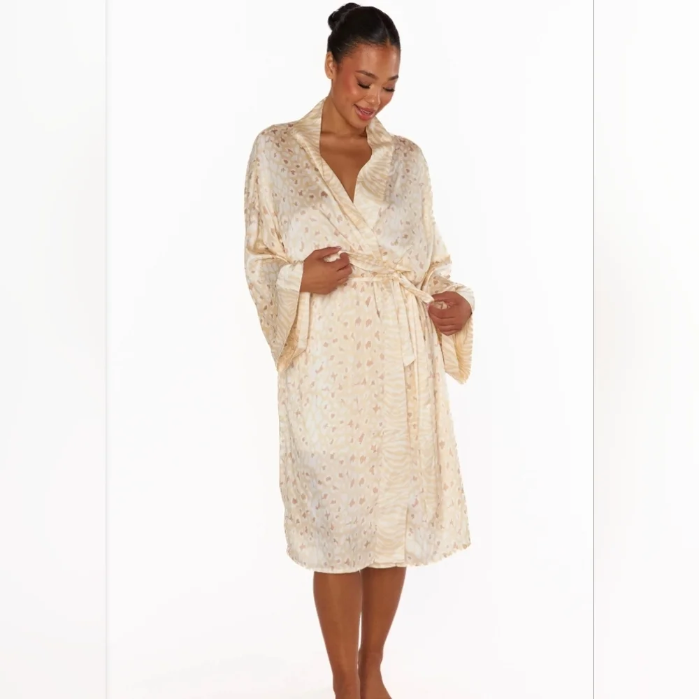 Show Me Your MuMu Animal Print Robe